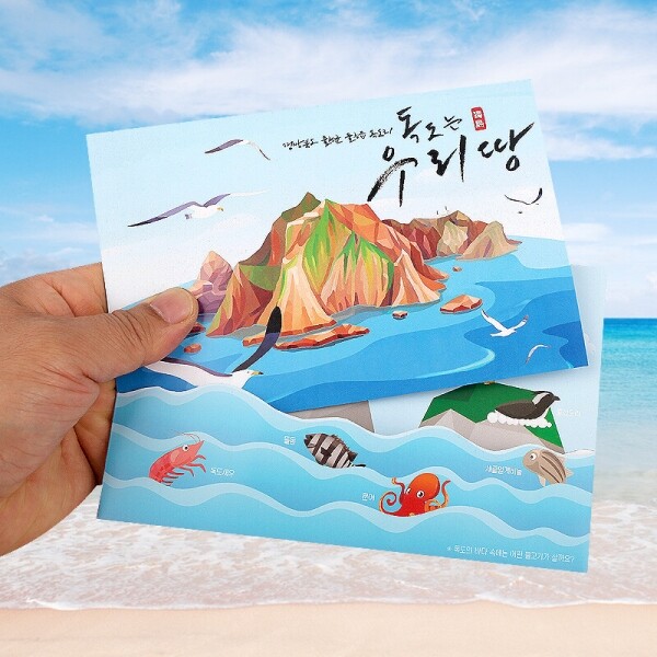 펀앤조이몰,독도 팝업 카드 만들기 (4인용)